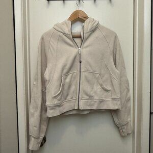Lululemon Scuba Oversized Full Zip White Opal
